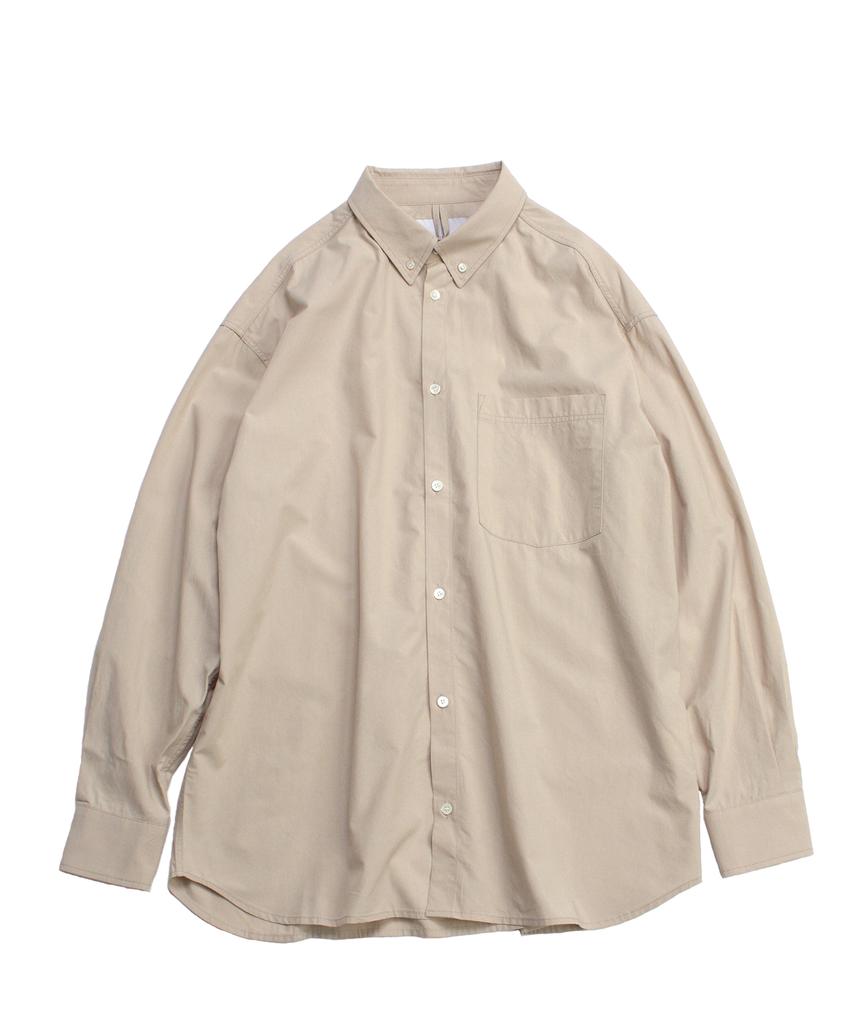 YOUNEEDGARMENTS Свободная рубашка на пуговицах из тенсела (бежевый)