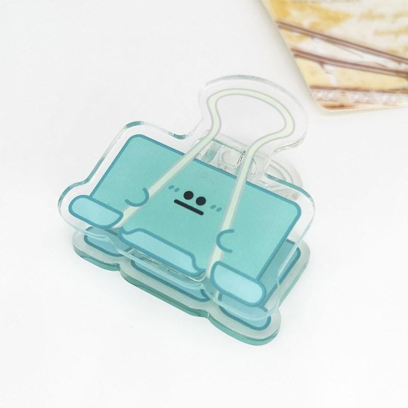 5Pcs Acrylic Spring Clip Memo Note Holder Set For Test Papers Documents School Office Organization Stationery Desk Decor