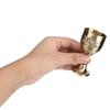 Flower Embossed Vintage Wine Cup Metal Chalice Cup Goblets & Chalices Communion Cups  Church Use