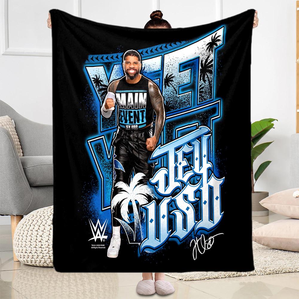Yeet Jey Uso Blankets are suitable for living rooms,making them an ideal choice for outdoor travel and gifts.