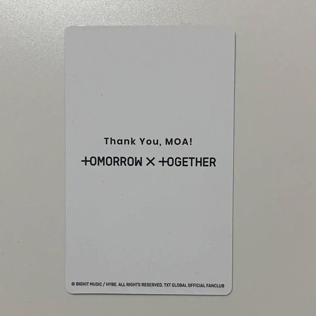 [USED] TXT 2021 FC Winner Member Only Subin Trading Card