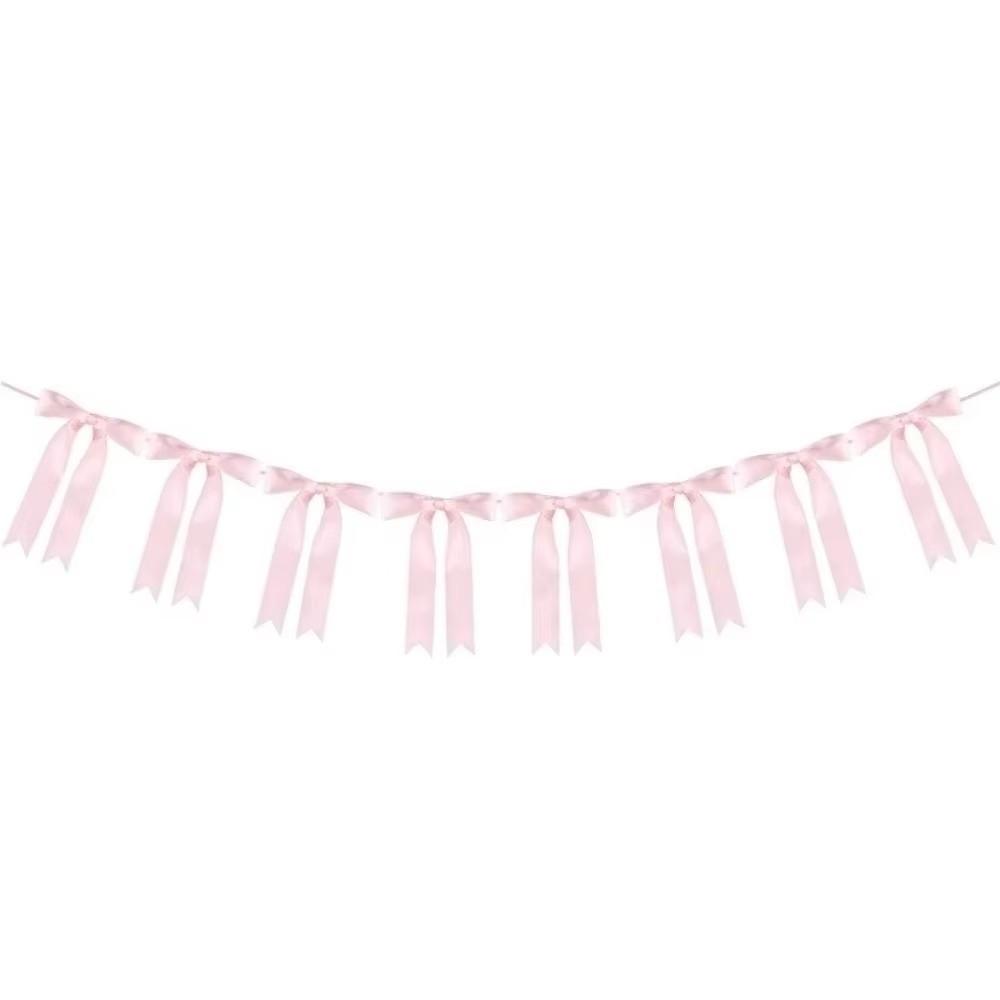 Bowknot Bowknot Garland Hanging Decoration Hanging Bow Decoration Ribbon Garland Birthday Party