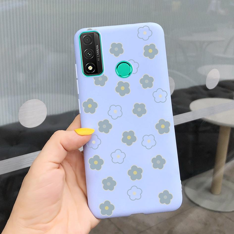 For Funda Huawei P Smart 2020 Case Coque Popular Lavender Flower Phone Case For Huawei P Smart 2020 6.21" Soft Shockproof Bumper