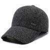 Men's Middle-aged And Elderly Baseball Cap Warm Velvet Cap Outdoor Coldproof Warm Cap With Ear Protection Cotton Cap