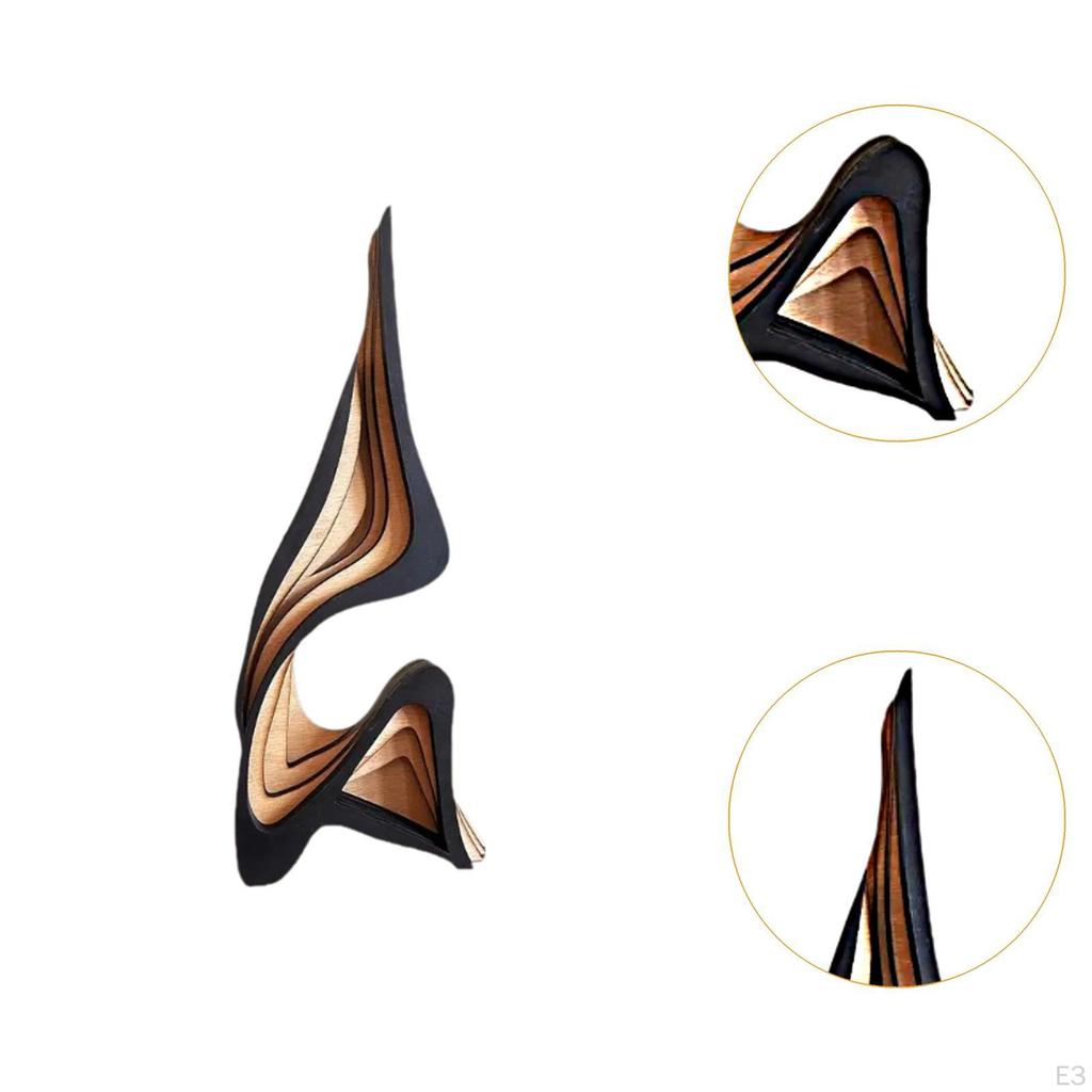 Художественная изогнутая деревянная статуя, Абстрактная скульптура, Коллекционная, Фигурка для