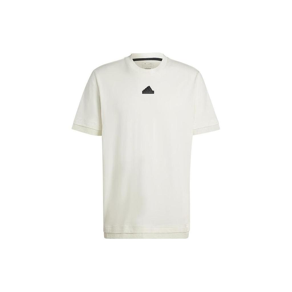 adidas Повседневная футболка с коротким рукавом, мужские топы, белая IR5173