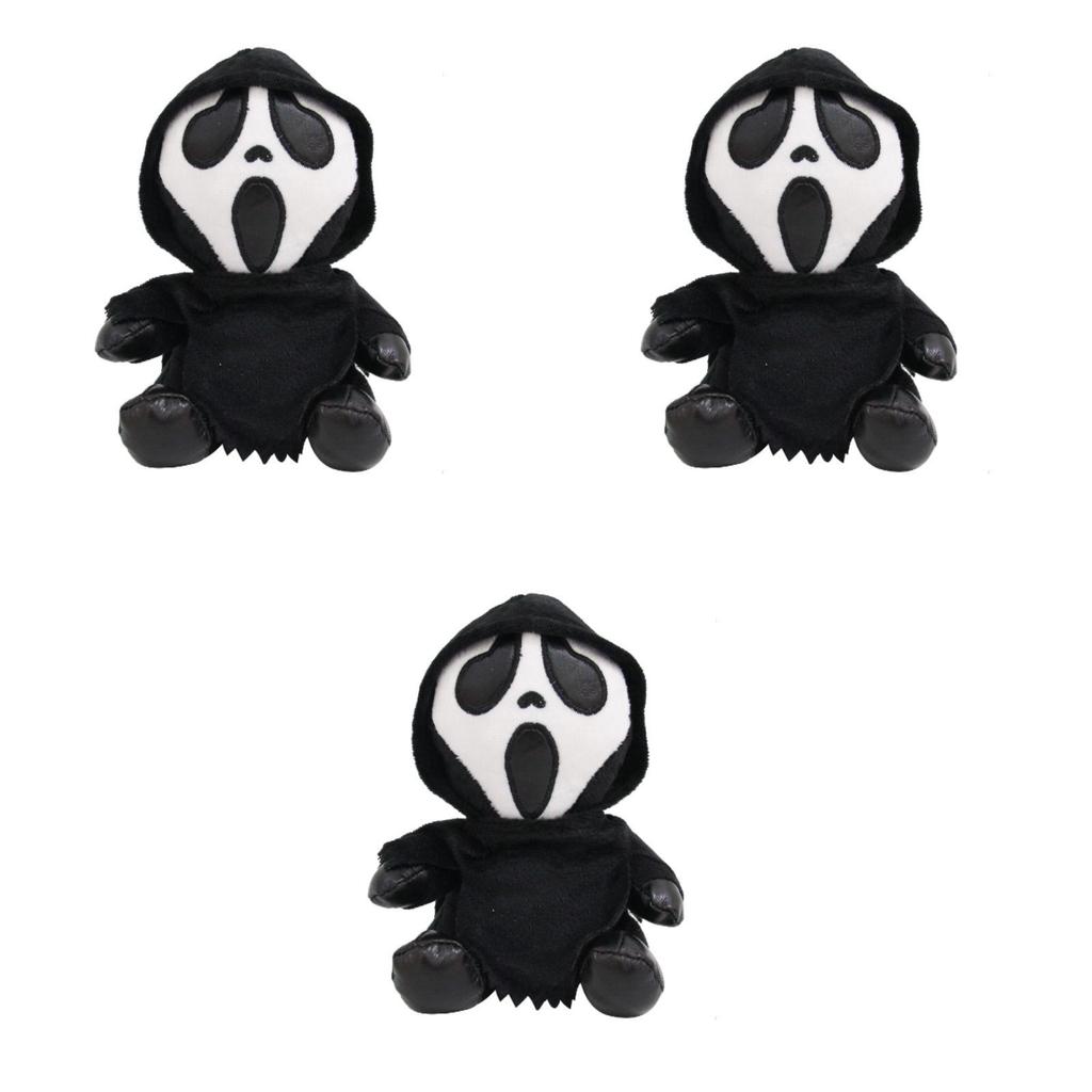 Плюшевая кукла Scream Ghostface для домашнего декора и вечеринок в стиле хоррор 7,87 дюйма