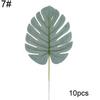 10 шт. искусственные растения поддельные листья монстеры для декора стен гостиной и вечеринки