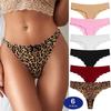 6Pcs/Pack Women's Seamless Low-Rise Thongs Panties Intimate Ultrathin Silk Underwear Ladies G-string Brief
