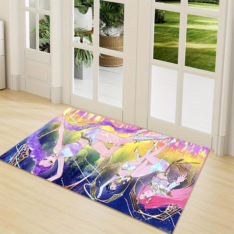 Fantasy Dance Night Carpet Rug Soft Washable Antislip Home Living Room Sofa Mats Personalized Christmas Rug