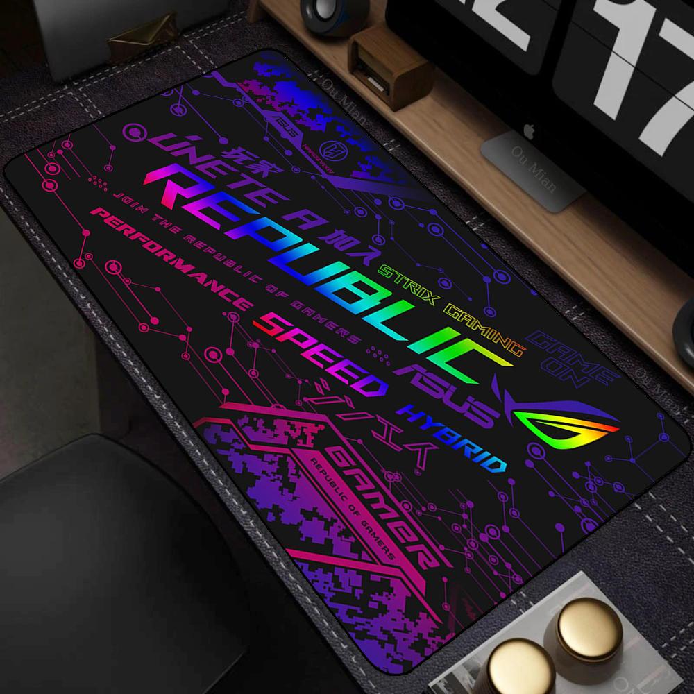 Коврик для мыши Asus Rog Аниме коврики для мыши Игровой коврик для компьютерного стола Ковер для мыши Компьютерные аксессуары Игровой коврик для мыши Скоростной резиновый коврик