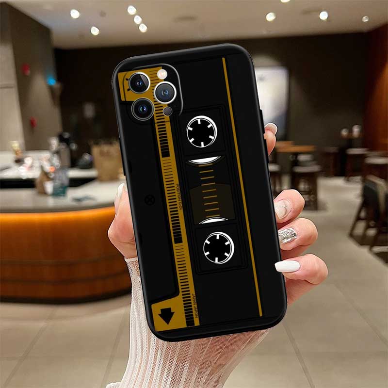Cassette Vintage Tape Case for Samsung Galaxy M06 M15 M16 M35 M55 M56 A36 A42 A50 A50S A51 A52 A32 A33 A05 A05S A06 A16 A20