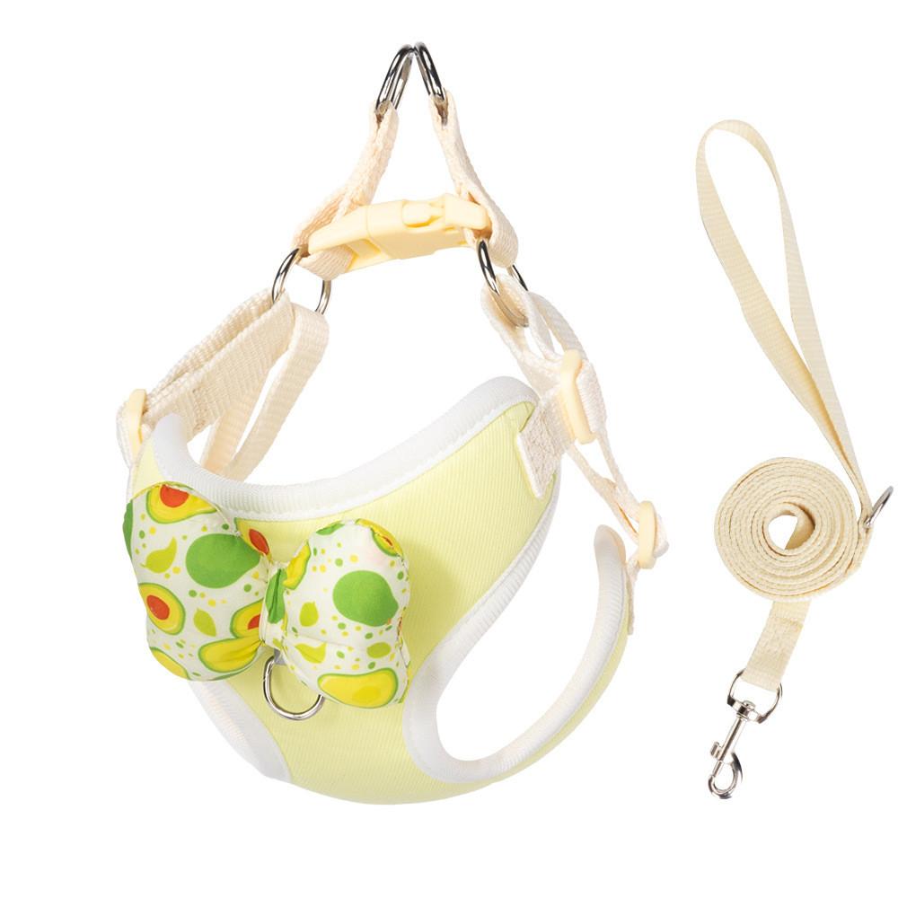 Dog Traction Rope With Bowtie Fabric Non Extensible For Walking And Training