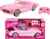 Hot Wheels RC Barbie Toy Car from Barbie The Holds 2 Barbie Trunk Opens for Storage Corvette, Battery-Operated Remote-Control Movie, Dolls,