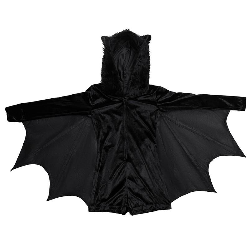 Family Matching Halloween Black Bat Romper Cosplay Costume Stage Performance Role Play Outfit