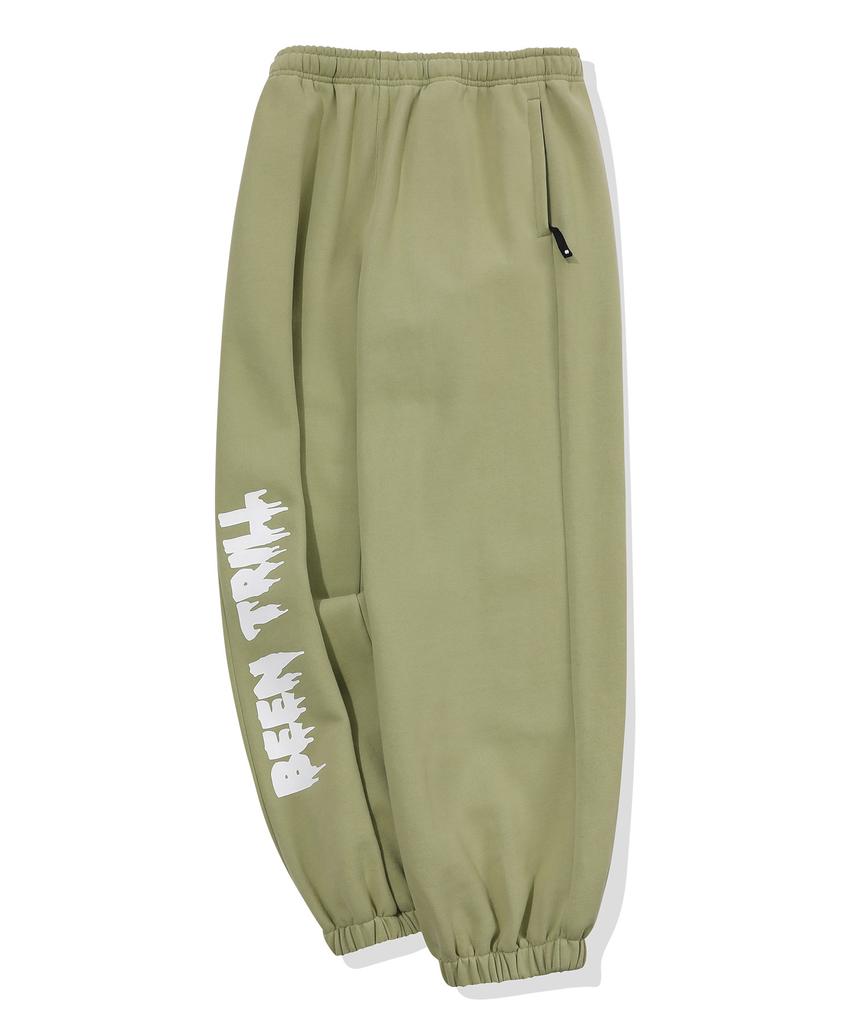 Флисовые спортивные штаны BEENTRILL Drippy (оливковый)