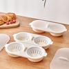 Microwave Egg Cooker Cup: Non-stick Poached and Fried Egg Maker with Onsen Egg Mold.