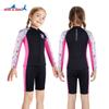 DIVESAIL Kids 2.5mm Full Body Wetsuit Snorkeling Surfing Swimming Warmth Protection Girls Long Sleeve Neoprene Dive Suit