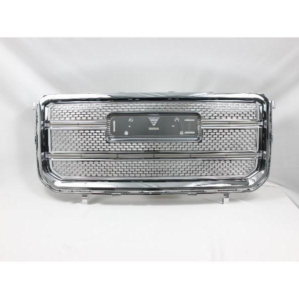 Silver Electroplated Front Grille for GMC Yukon 2020-2022