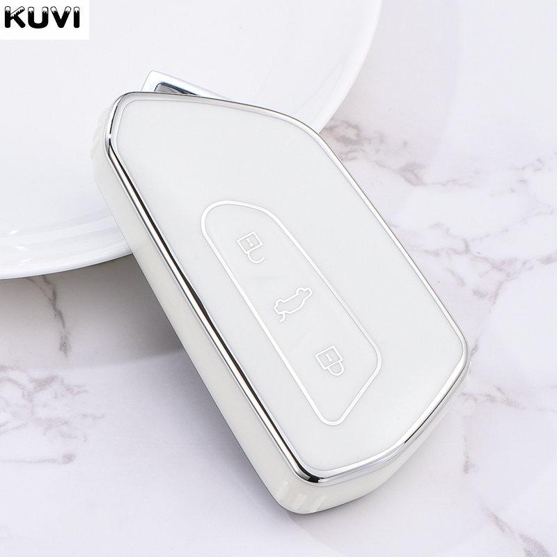 Модный чехол для ключей из ТПУ для VW Volkseagen Golf 8 MK8 ID.3 ID.4 Cupra Skoda Octavia A8 SEAT Leon MK4 2020 2021 Formentor Tarraco