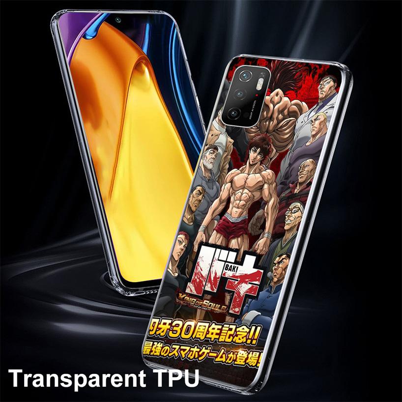Чехол для телефона Baki the Grappler Original Anime для Xiaomi Poco X7 X6 X5 Pro F7 Ultra Redmi 15C 15 13C 13 12C 12 10 10A 10C 9 9A 9C