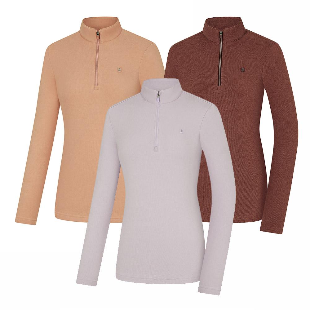 Женская походная футболка с полумолнией и флисовой подкладкой Kolon Sport Oas Kut0477W