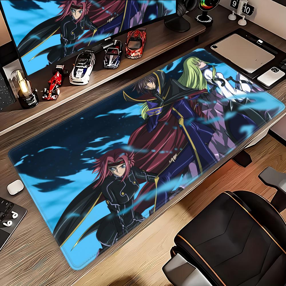 Коврик для мыши Настольный коврик для мыши Милый HD geass Настольный коврик Расширенные игровые коврики для клавиатуры код Большой 100x50см XXL Игровой коврик для мыши