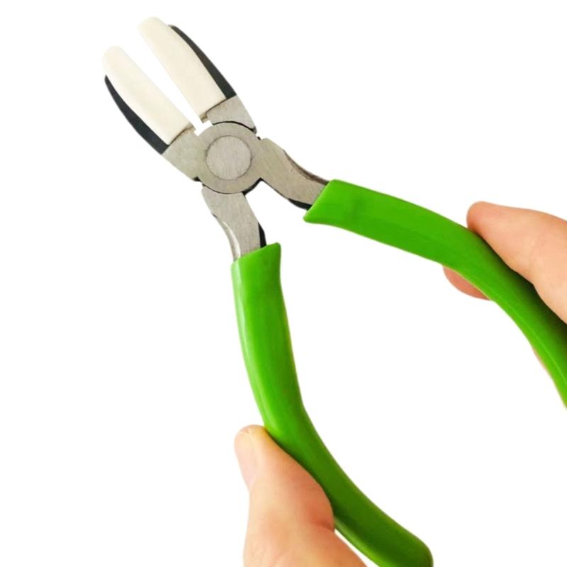Essential Tools for Jewelry Making Nylon Nose Pliers Needle/Flat/Bent Nose Pliers Versatile Bail Making Pliers Ornament
