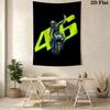 Rossi Code Wall Tapestry Aesthetic Wall Hanging Printed Fabric Blanket Decorative Tapestries for Bedroom Living Room Home Decor