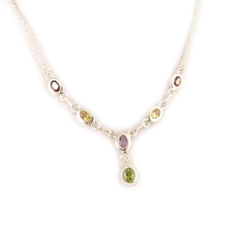 Les Trésors De Lily [D3853] - Серебряное колье Tutti Frutti «Подвески»