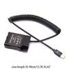EN-EL14 Заглушка аккумулятора USB-C Адаптер-муфта с пружинным кабелем питания USB Type-C для