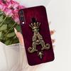 Чехол для Tecno Camon 12 CC7S Чехол для Tecno Camon 12 Силиконовый Роскошная Корона Буквы от A до Z 2D Плоский Рисунок Мягкий Корпус Телефона