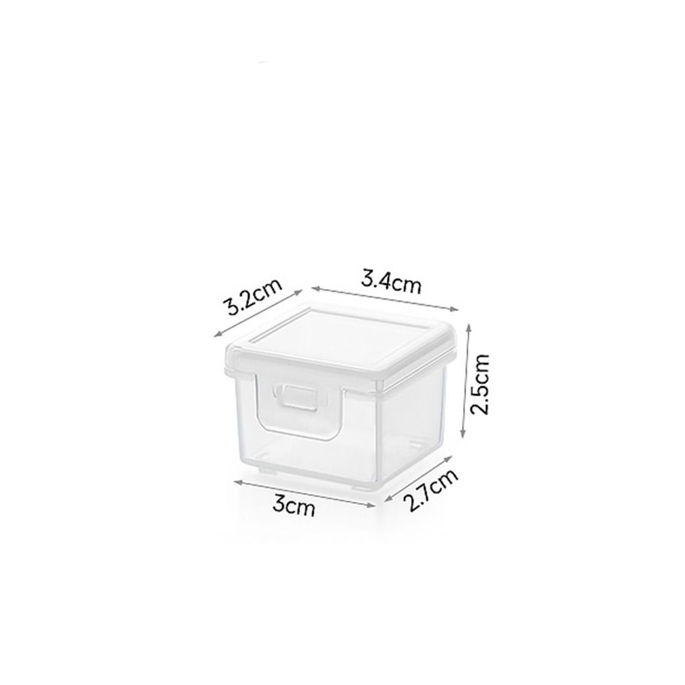 Multi-purpose Transparent Storage Box with Lid Small Thing Container for Storing Jewelry