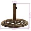 Vidaxl Podstawa Pod Parasol, Brązowa, 44X44X31 Cm, Żeliwo