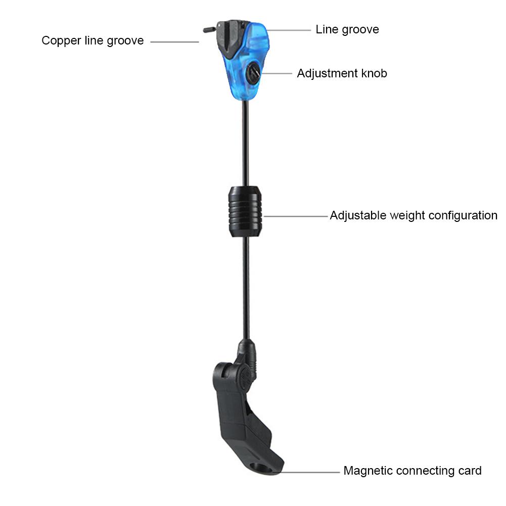 Outdoor Carp Fishing Swingers Stainless & Plastic Fishing Bite Alarm Swingers Carp Fishing Sea Rod Alarm Fishing Accessories