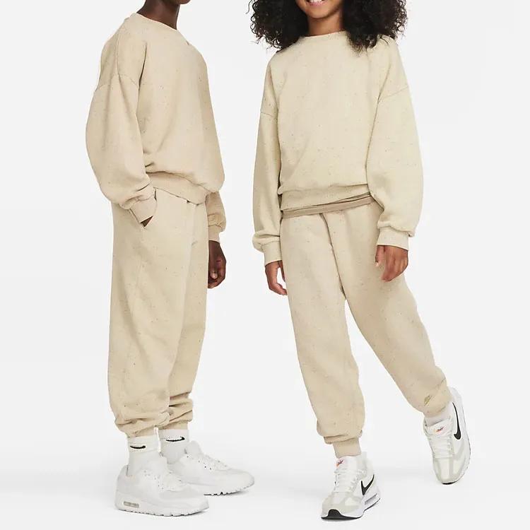 Nike Knitted Sweatpants Sportswear Icon Fleece Khaki Kids' (Unisex) Knitted Sweatpants DQ8882 250