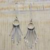 Женские серьги из серебра 925 пробы с кисточками, этнические серьги ручной работы с бахромой