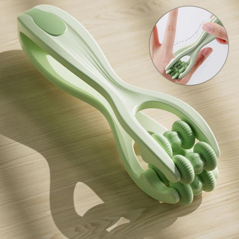 Роликовый массажер для пальцев рук, акупунктура, мини-массажер для суставов пальцев, ручной, облегчает кровообращение, расслабление мышц