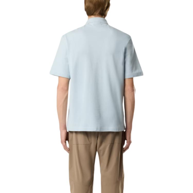 STONE ISLAND Ss26 Серия Stellina Однотонная Минималистичная Вышивка Звездой Короткий Рукав Повседневная Рубашка-Поло Мужская tops L1S152200003S00G9V004B