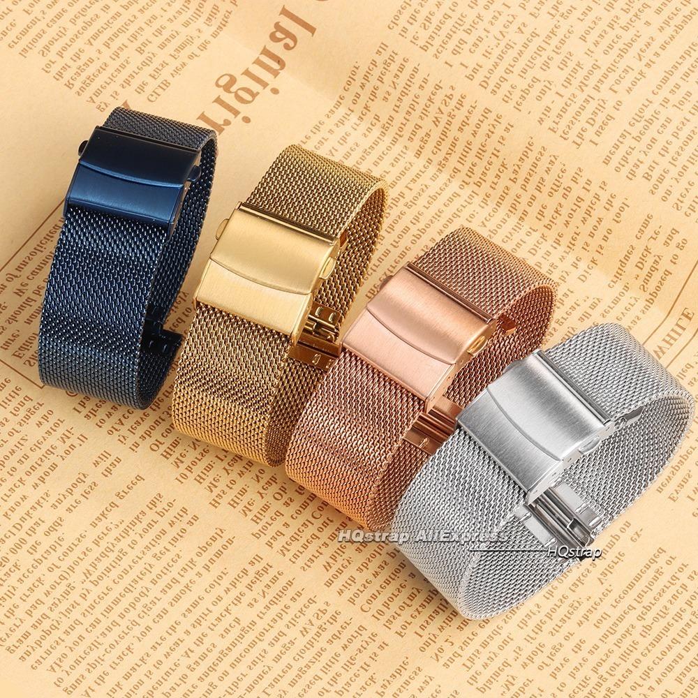 Metal Steel Strap for Samsung Galaxy Watch 8 Classic 46mm 0.6mm Milanese Band for Galaxy Watch 8 44mm 40mm  Replacement Bracelet