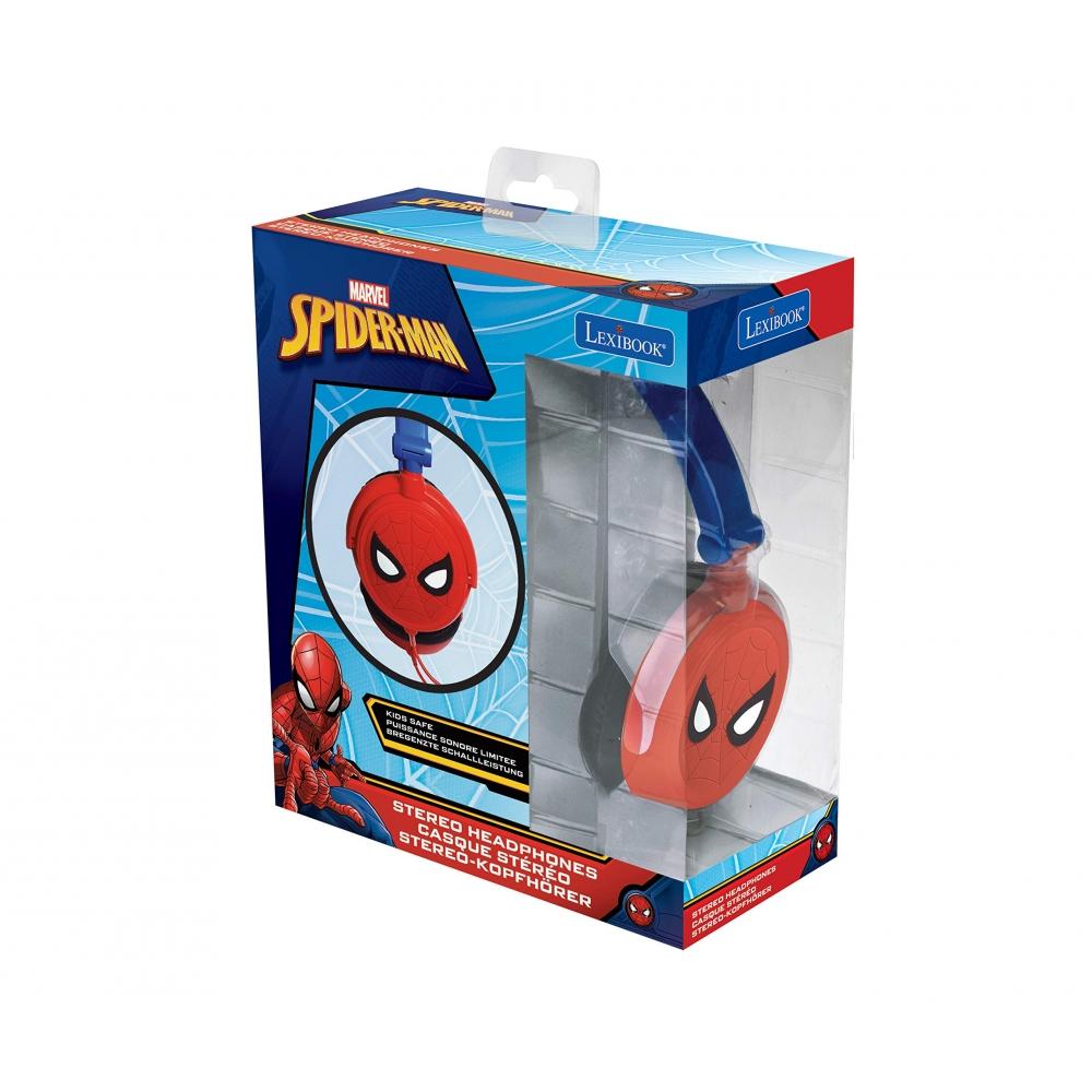 LEXIBOOK Stereo Headphones Spiderman Wired Foldable HP010SP Genuine Product