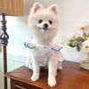 Cotton Summer Dog Princess Dress Bow Heart Puppy Clothing Fashion Cat Dog Costume  for Small Dogs