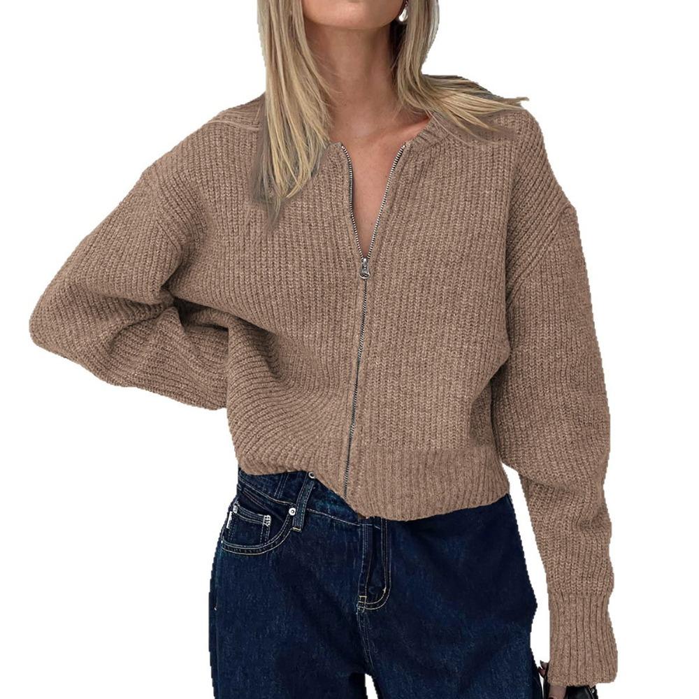 Casual Simple Long-sleeved Sweater Women's Clothing Autumn and Winter 2025