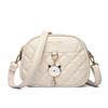 Trendy women's bag new fashion small round bag diamond versatile messenger bag shoulder bag