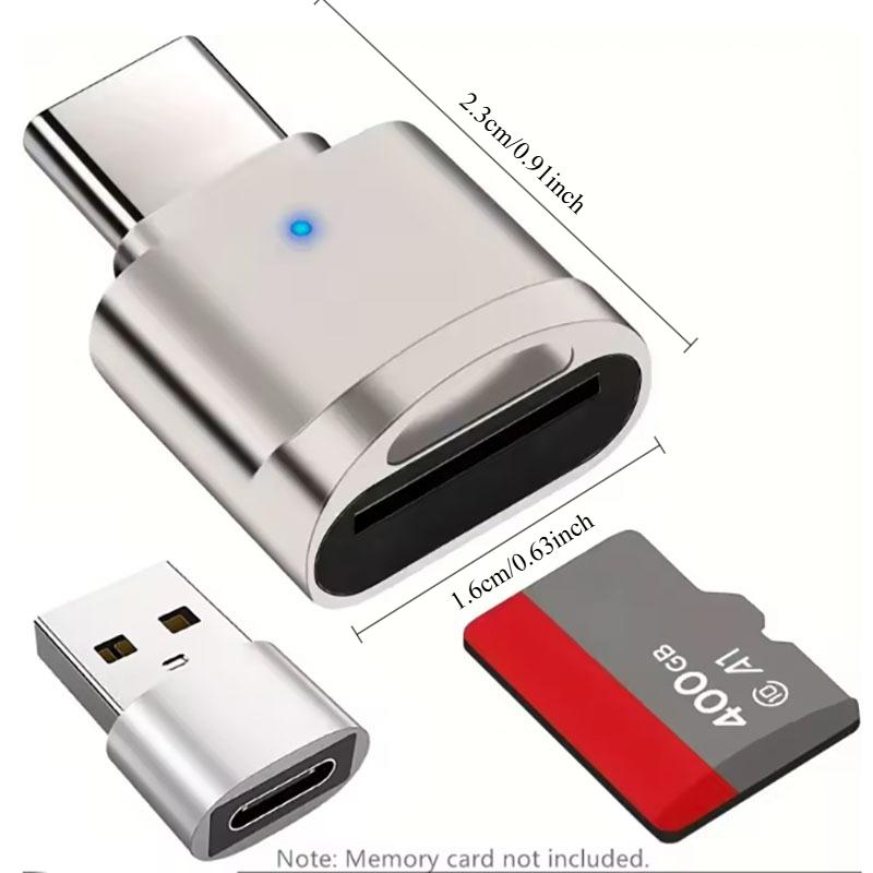 TF Card Reader Micro SD Card Reader Type C TF Memory Card Reader USB C to USB Adapter Applicable to for iPhone 17/17 Plus 3