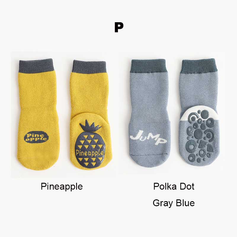 Winter Baby Thermal Non Slip Socks For Girl Boy Children Cotton Sock Newborn Toddler Home Thick Sock Infant Anti-slip Sleep Sock