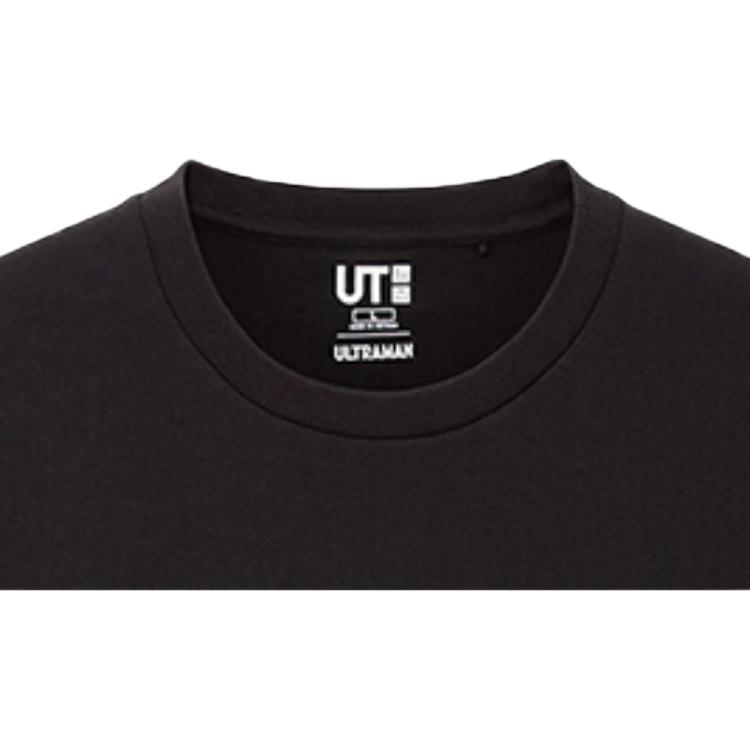 Uniqlo Мужская/Женская футболка с принтом в стиле мультфильмов и аниме, пуловер, короткий рукав, Черный 428158-09