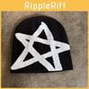Winter Fivepoint Star Knitted Hat With Ear Coverage For Men Women Outdoor Use