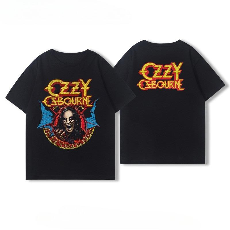Oz Band Surrounding ShortSleeved Mens and Womens Metal Rock Vintage Retro American TShirt