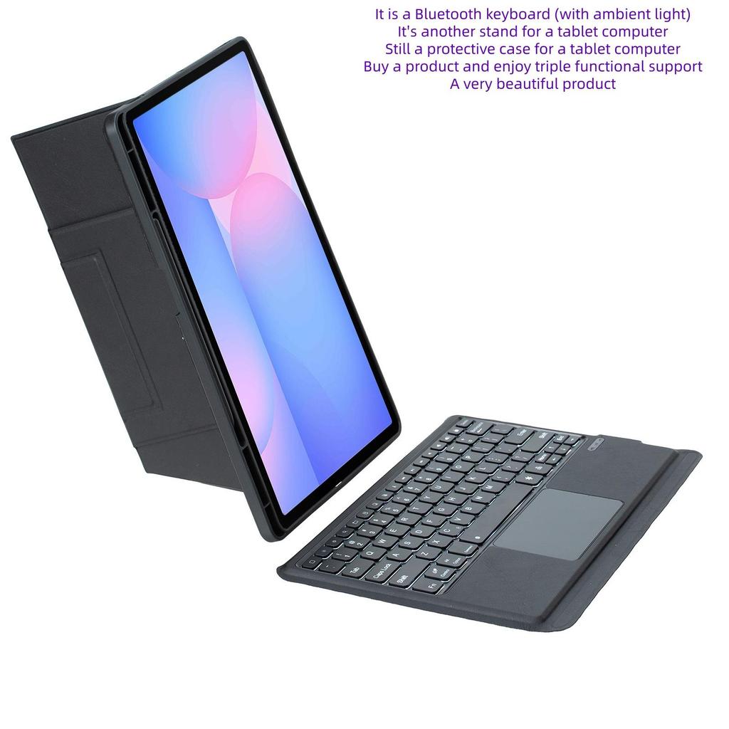 Подходит для Samsung Tab S11 Ultra 14,6-дюймовый кронштейн подвесная разделенная сенсорная Bluetooth-клавиатура с подсветкой